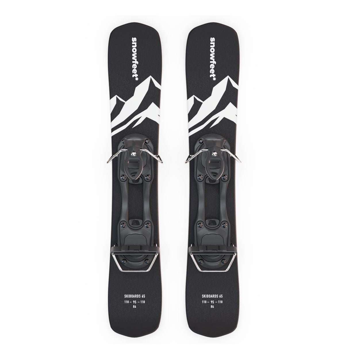 Snowfeet* Skiblades | 65 CM | Snowblades Short Skis - snowfeet*