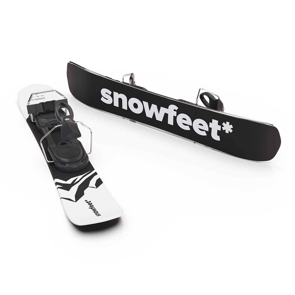 Snowfeet* Skiblades | 65 CM | Snowblades Short Skis - snowfeet*