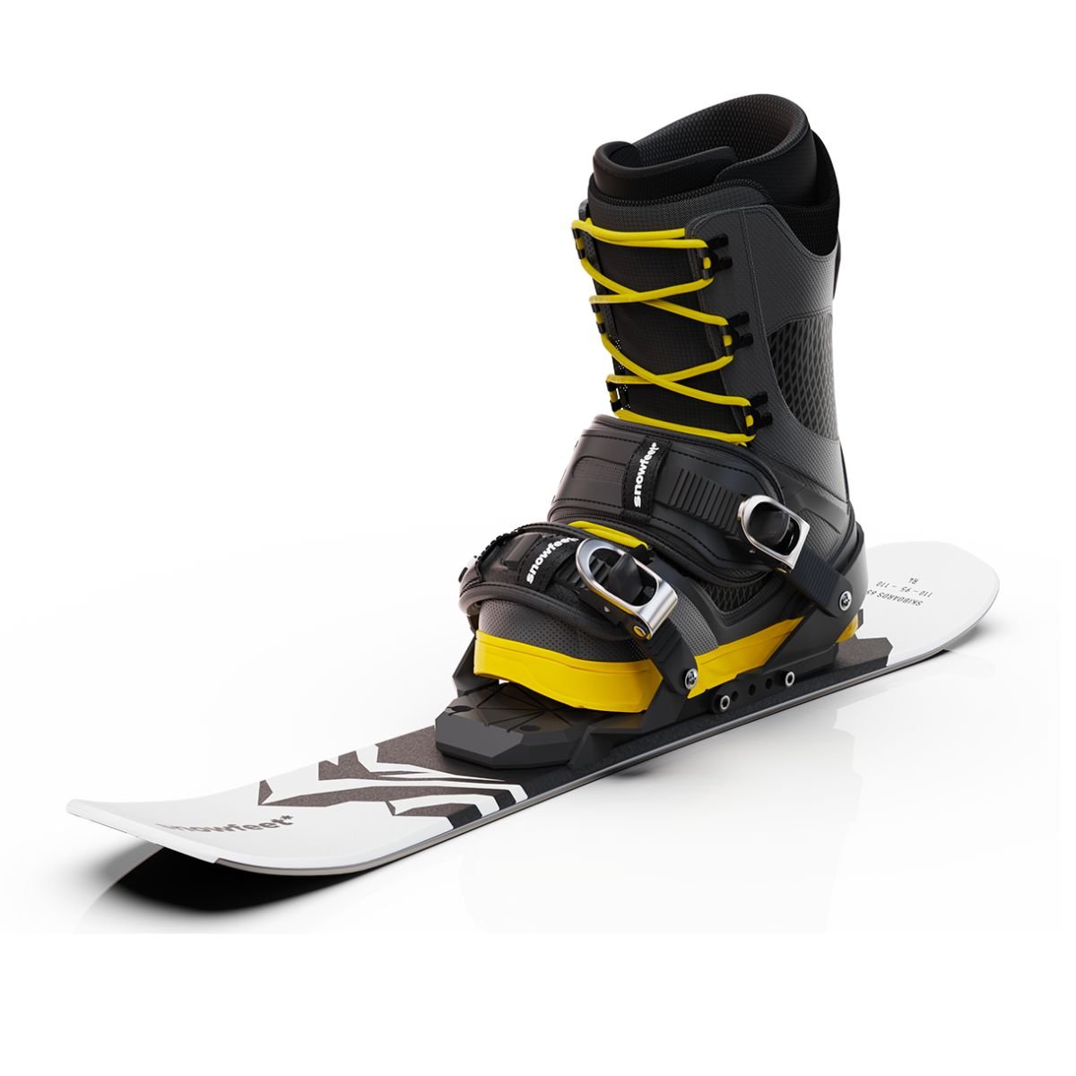 Snowfeet* Skiblades | 65 CM | Snowblades Short Skis - snowfeet*