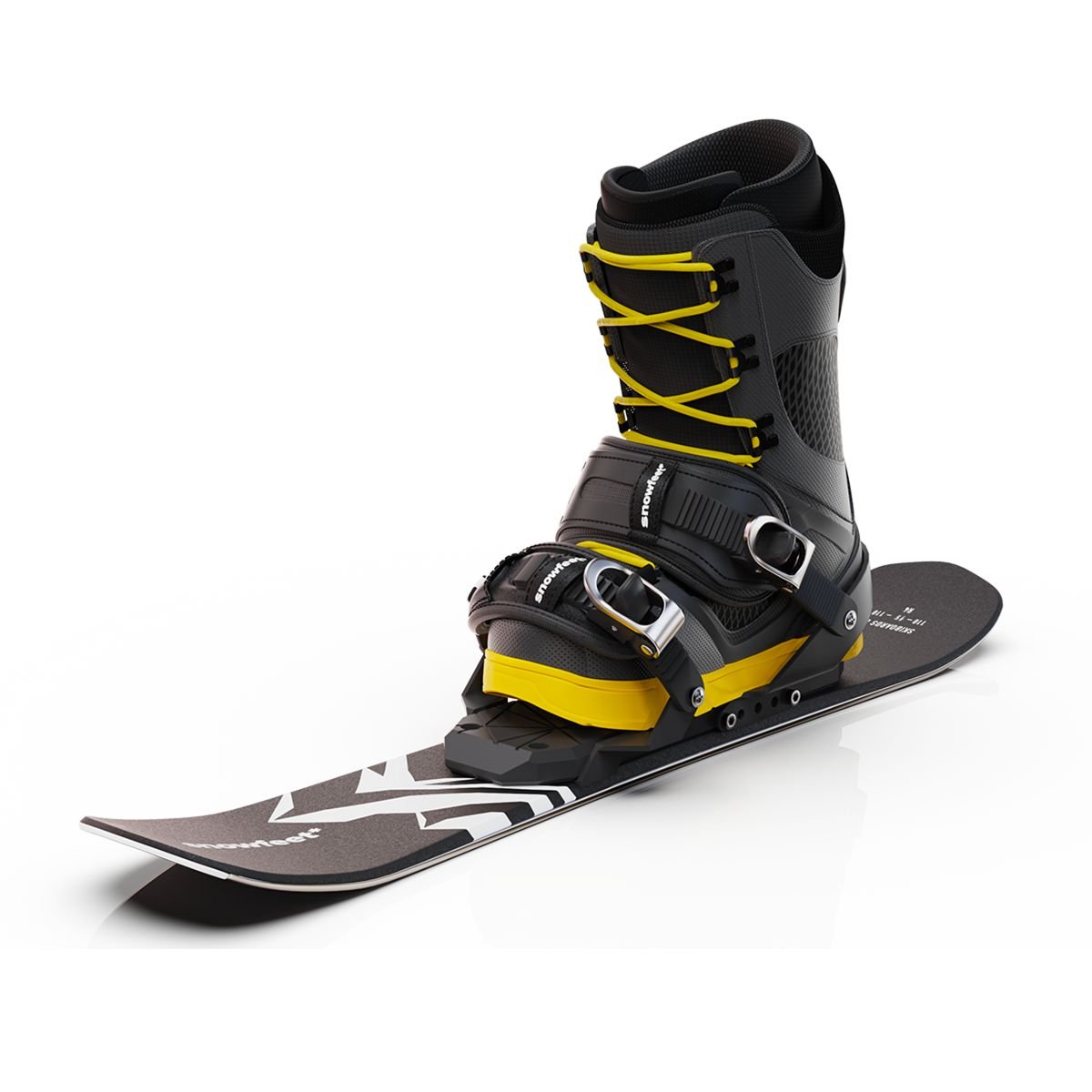 Snowfeet* Skiblades | 65 CM | Snowblades Short Skis - snowfeet*