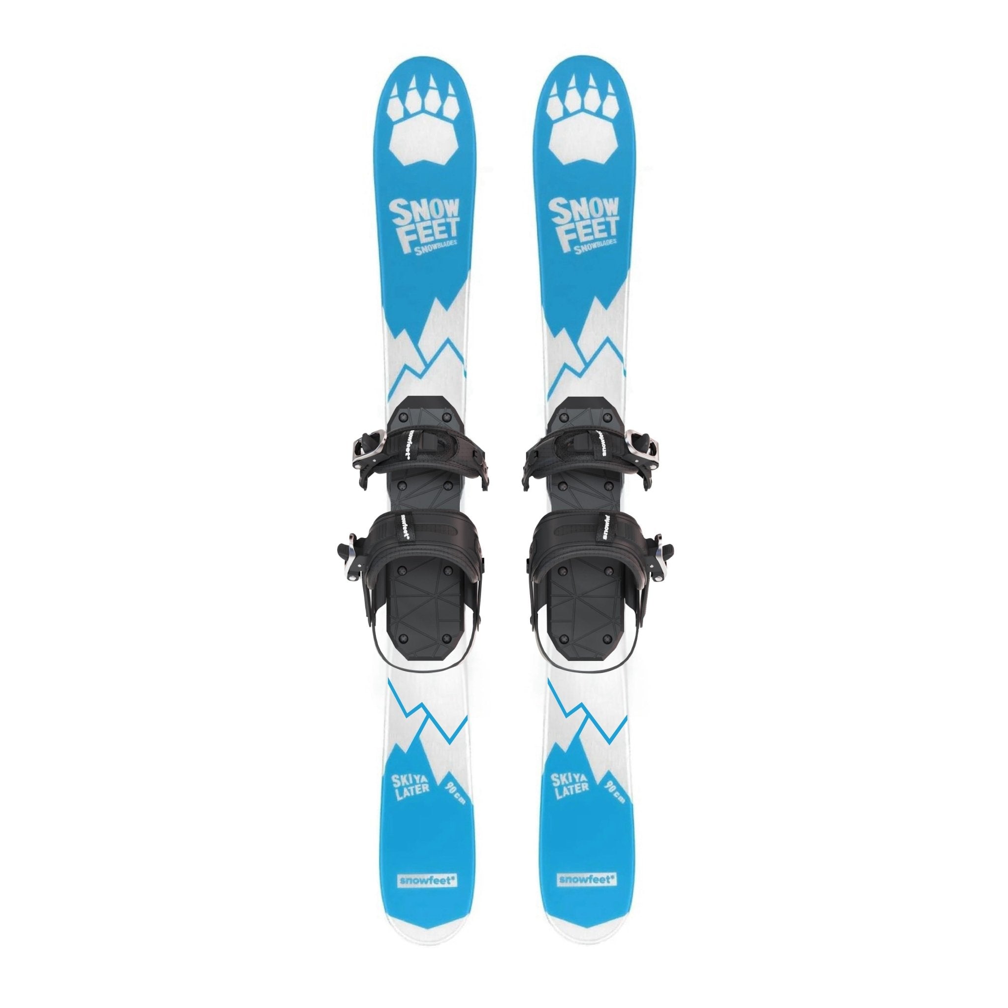 Snowfeet* Skiblades | 90 CM | Skiboards Snowblades Short Mini Skis - snowfeet*