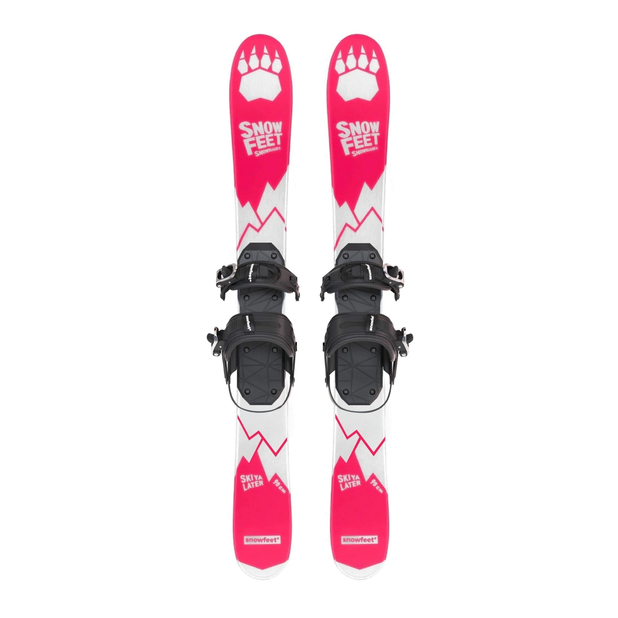 Snowfeet* Skiblades | 90 CM | Skiboards Snowblades Short Mini Skis - snowfeet*