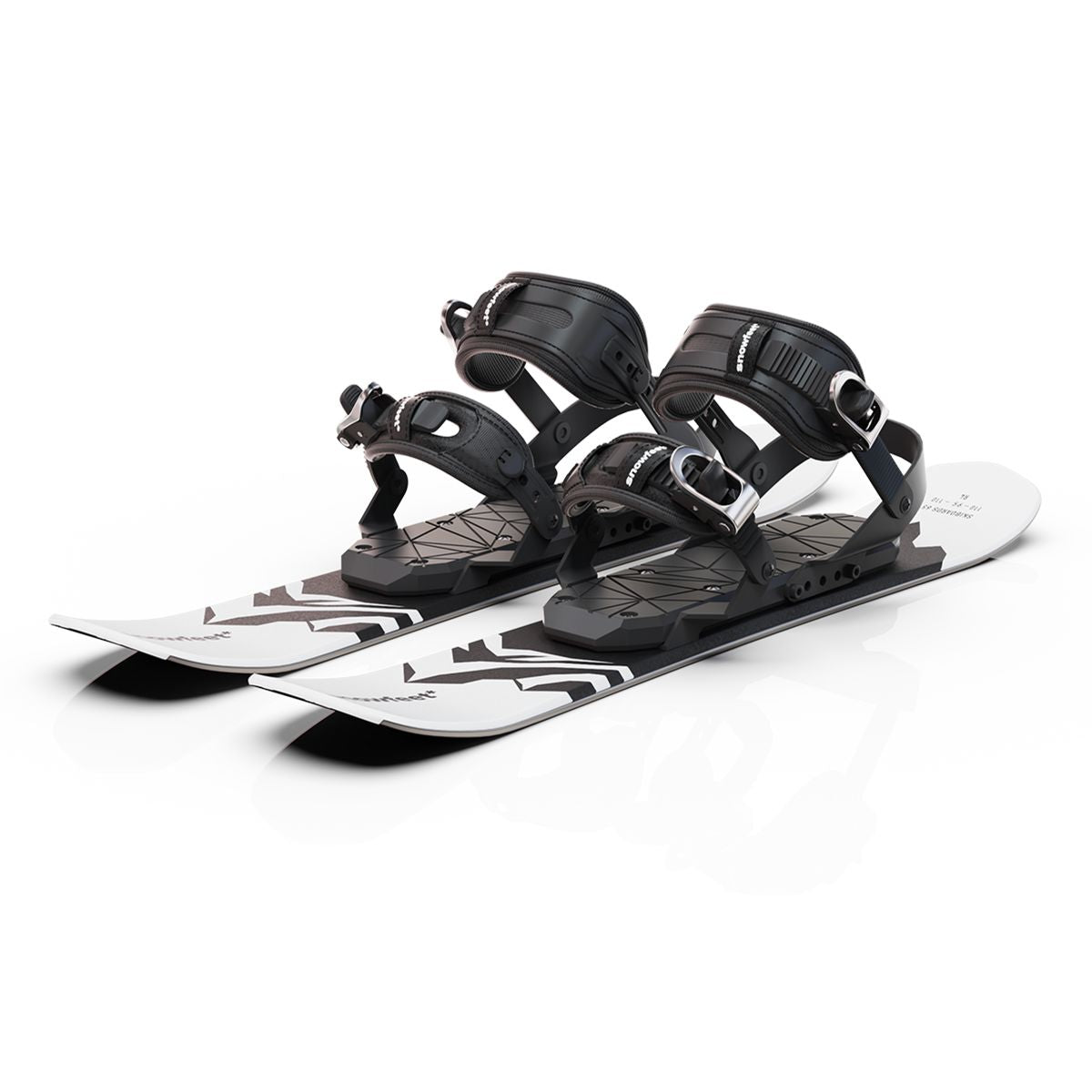 Snowfeet* Skiblades | 65 CM | Skiboards Snowblades Short Mini Skis - snowfeet*