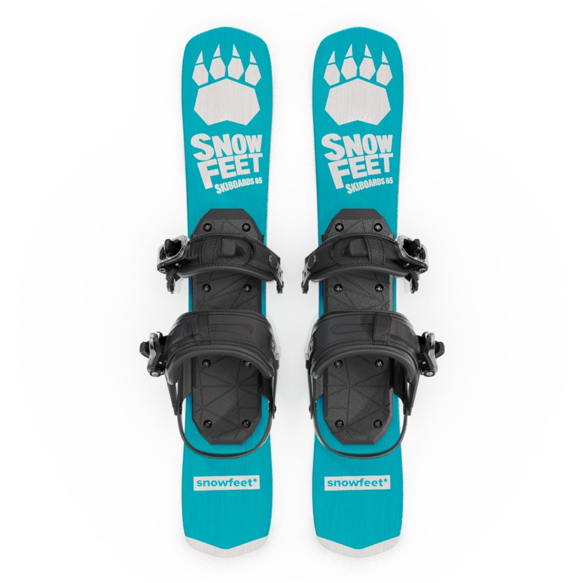 Snowfeet* Skiblades | 65 CM | Skiboards Snowblades Short Mini Skis