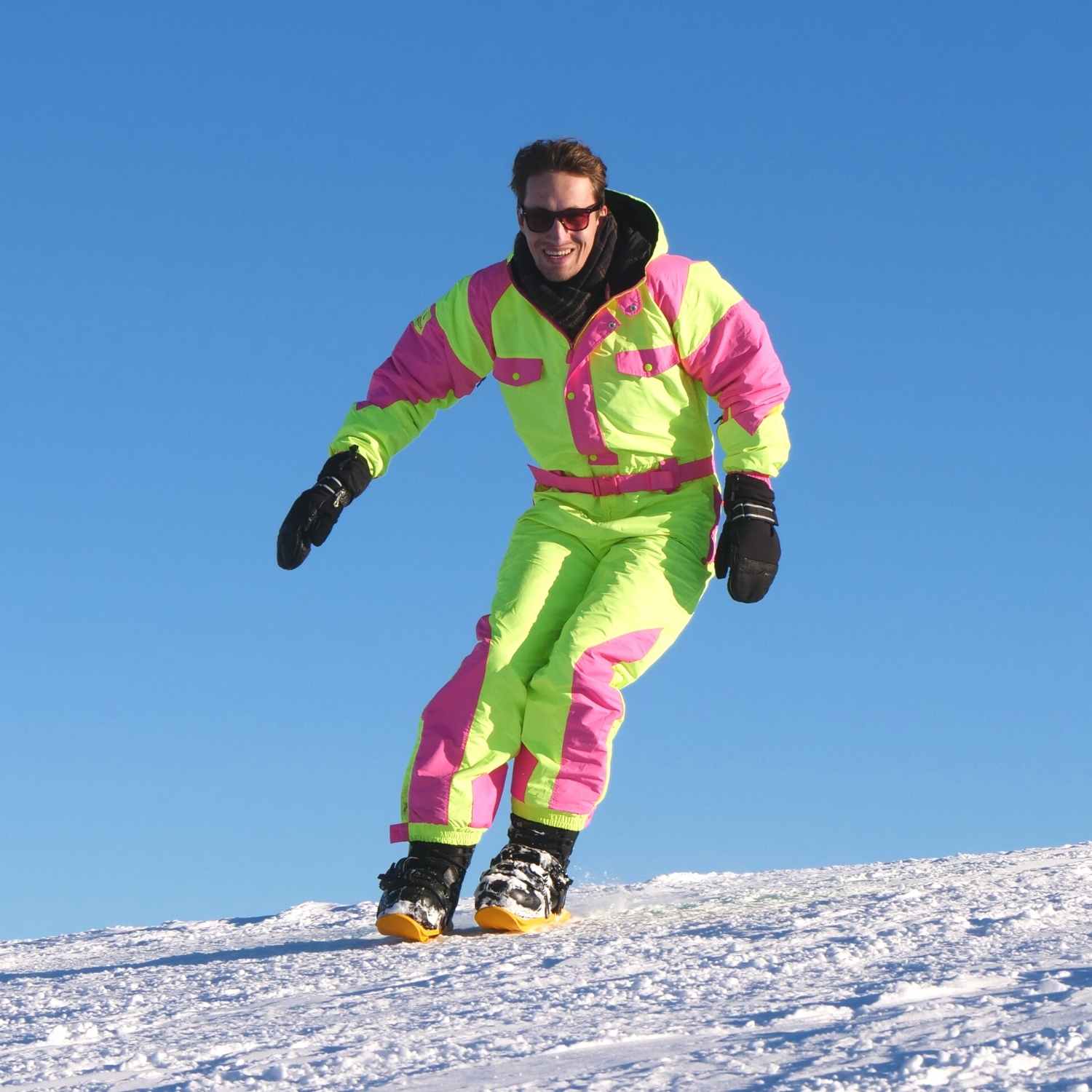 Mini sci corto per neve, Snowblade Skiboards, Snowfeet, 65 cm (per  scarponi da sci