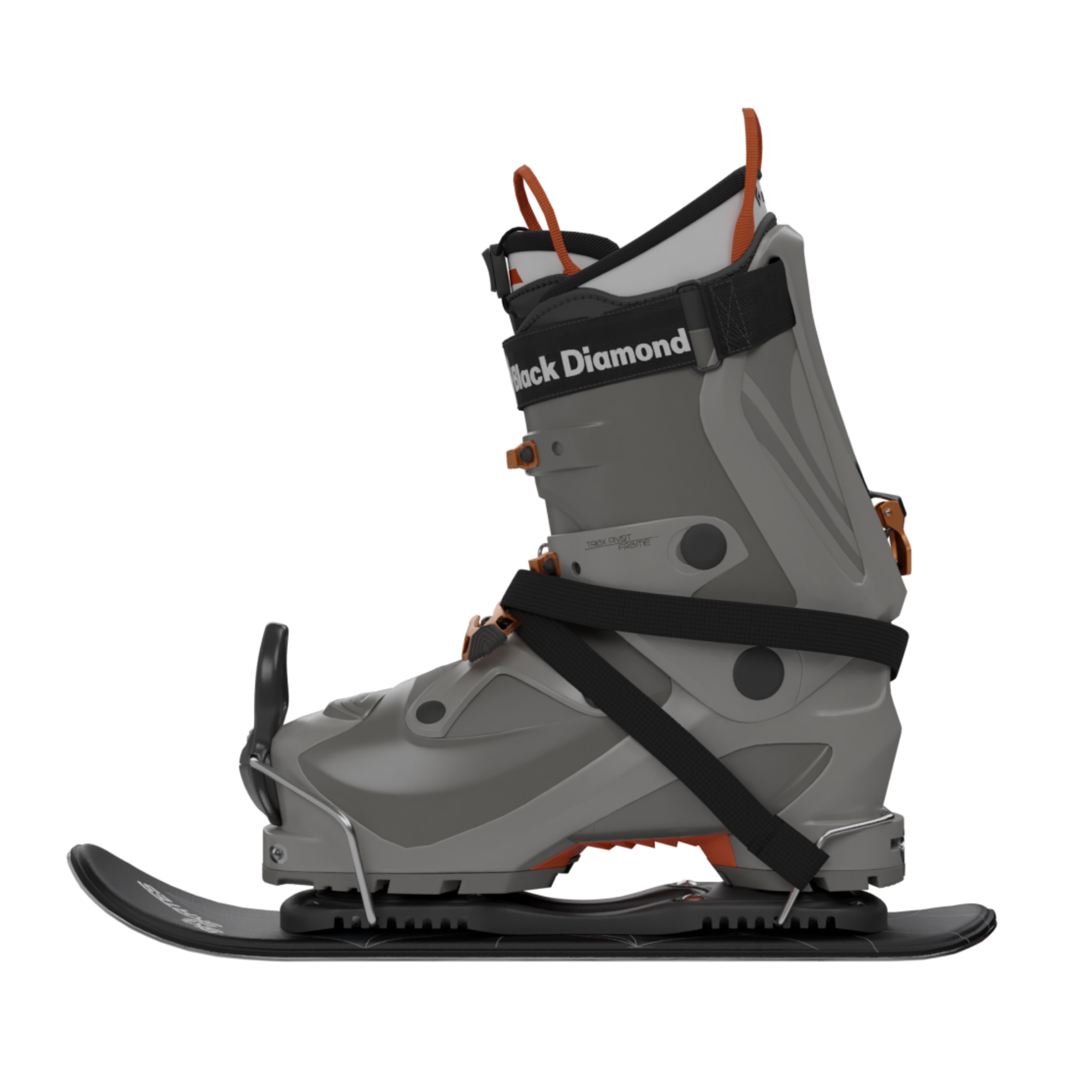 Skiskates by Snowfeet* | 44 CM | Black Triangle | Ski bindings | Skiblades Snowblades Mini Skis | Shortest Ski