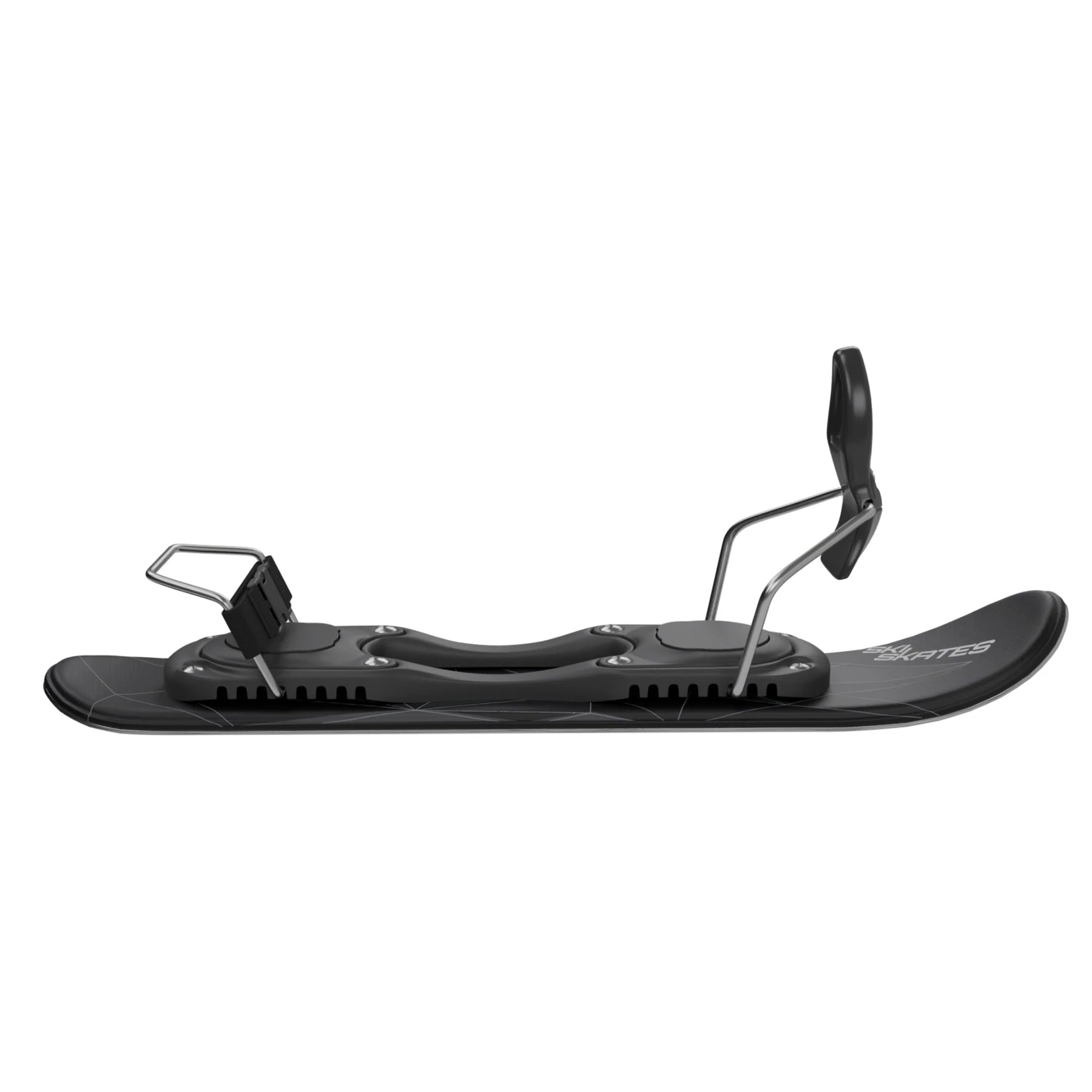 Snowfeet* Skiskates | 44 CM | Black Triangle | Ski Bindings | Skiblades Snowblades Mini Skis | Shortest Ski 