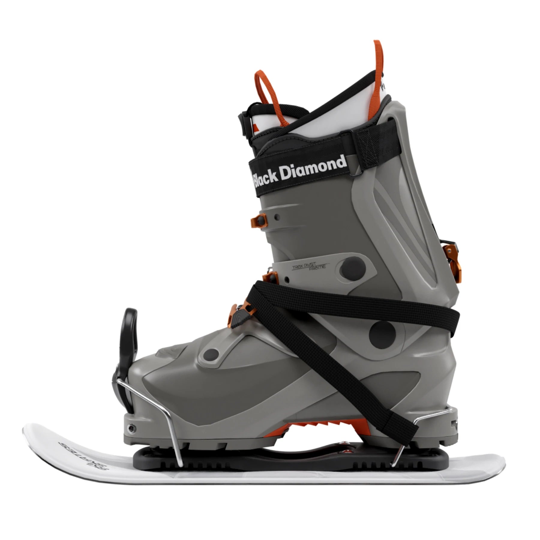 Snowfeet* Skiskates | 44 CM | White Triangle | Ski Bindings | Skiblades Snowblades Mini Skis | Shortest Ski 